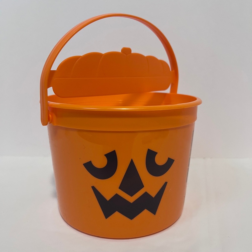 McDonalds Halloween McPunk'n Pail Bucket‎ 2022 Stickers Pumpkin Decor Kids
